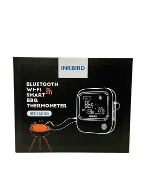 5GHz WiFi & Bluetooth 5.1 Meat Thermometer, Inkbird WiFi Grill Meat Thermometer