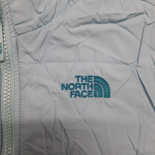 The North Face Puffer Jacket Girls Size Large 14 16 Blue Quilted Ski Coat Youth - Picture 4 of 9
