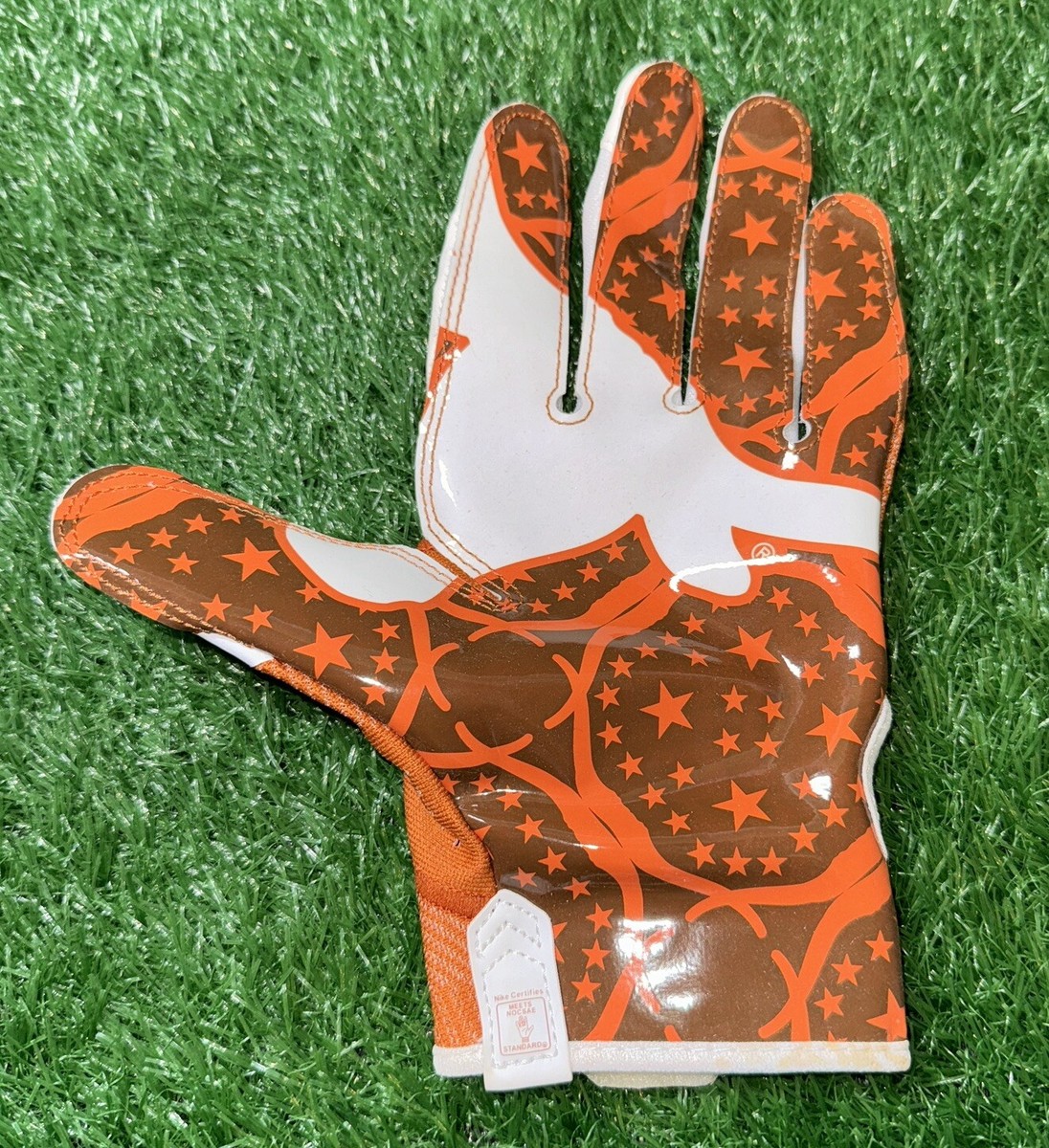 【新品未使用】vaper jet texas Longhorns Nike Texas Longhorns Issued Vapor Knit Football Left Glove