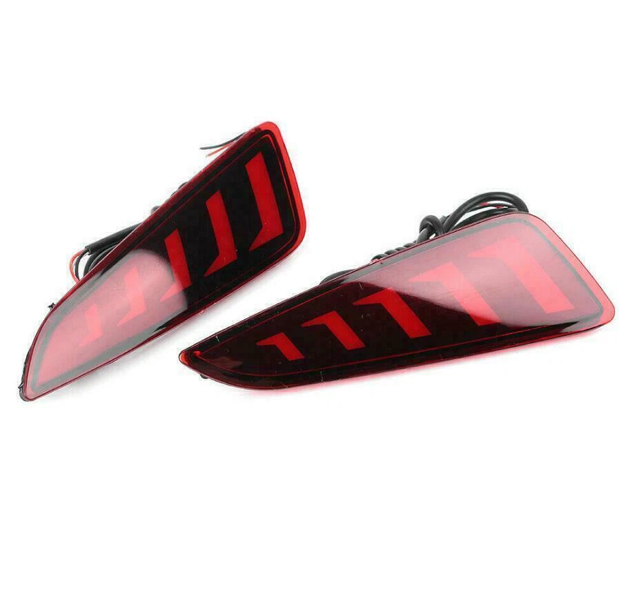 Luces antiniebla traseras LED + 1x luz trasera parachoques para Toyota CHR C-HR 2018-2022 Foto 3 de 4