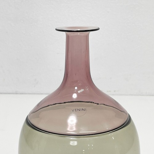 Venini Bolle Series Flower Vase Bottle Pink & Gray by Tapio Wirkkala Pink Gray - 第 3/10 張圖片