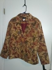 Robert Lewis Floral Women's Jacket Sz. Xl