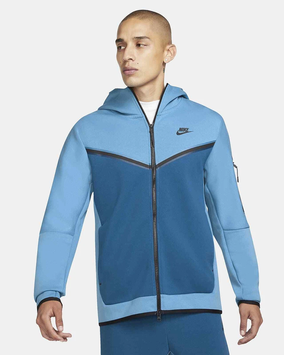 Nike Tech Fleece Windrunner Hoodie Dutch Court Blue CU4489-469 2XL Men's