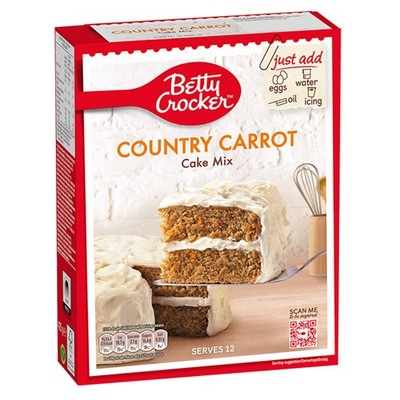 Betty Crocker Country Carrot Cake Mix 425g | UK Import
