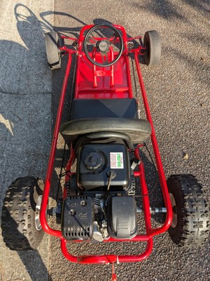 Red Go-Cart Custom Built with 212cc Predator Engine and in great ...