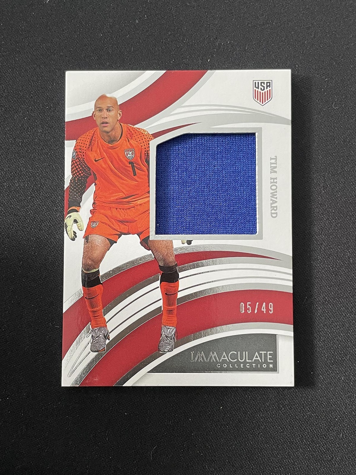 Tim Howard 2022-23 Panini Immaculate Collection Brilliance Patch 05/49 #B-TIM