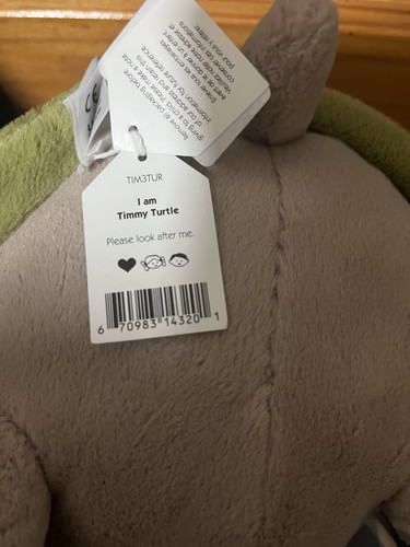 Jellycat Timmy Turtle – Medium Size, 100% Authentic, Brand New! With Dust Bag - Picture 3 of 3