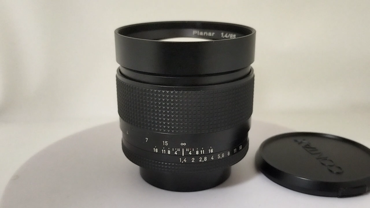 Contax Carl Zeiss Planar 85mm F1.4 T AEG MF Portrait Lens C/Y