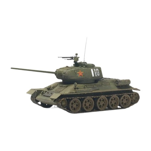 1:72 Russian T34 Assembly Tank Model Wheeled Vehicle Model Ornament Desk Decor - Picture 7 of 7