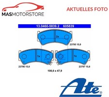 SATZ BREMSBELÄGE BREMSKLÖTZE VORNE ATE 130460-58392 P FÜR SUZUKI BALENO,ALTO