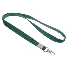 5Pcs 17" Lanyards with Swivel Hook, 0.6" Width, for Badges Holder, Dark Green