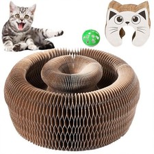 Kitty Curlz Magic Organ Cat Scratcher Interactive Scratch Toy Cardboard