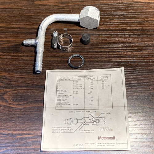 Vintage NOS Motorcraft IS-4226-C A/C Hose Fitting - Picture 19 of 22