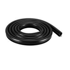 T-Slot Mount Window Weatherstrip Seal 7mm Bulb for 6mm Slot 1 Meter Long Black