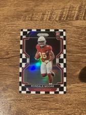 2021 Panini Prizm - Rookie Rondale Moore #347 Black & White Checker Prizm (RC)