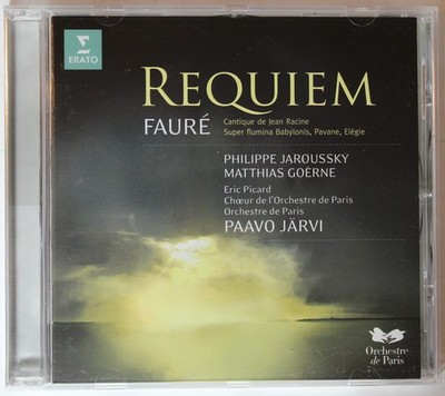 GABRIEL FAURE Requiem Paavo Jarvi Jaroussky Goerne Orchestre Paris Classical CD