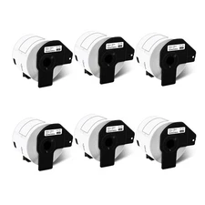6Rolls Replace for Brother DK-1202 Shipping Labels 2.4" x 3.9" 300 Labels/Roll