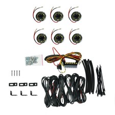 Kc Hilites For Cyclone V2 Led 6-light Rock Light System - Clear Flood Beam Kc Hilites For Cyclone V2 Led 6-light Rock Light System - Clear Flood Beam