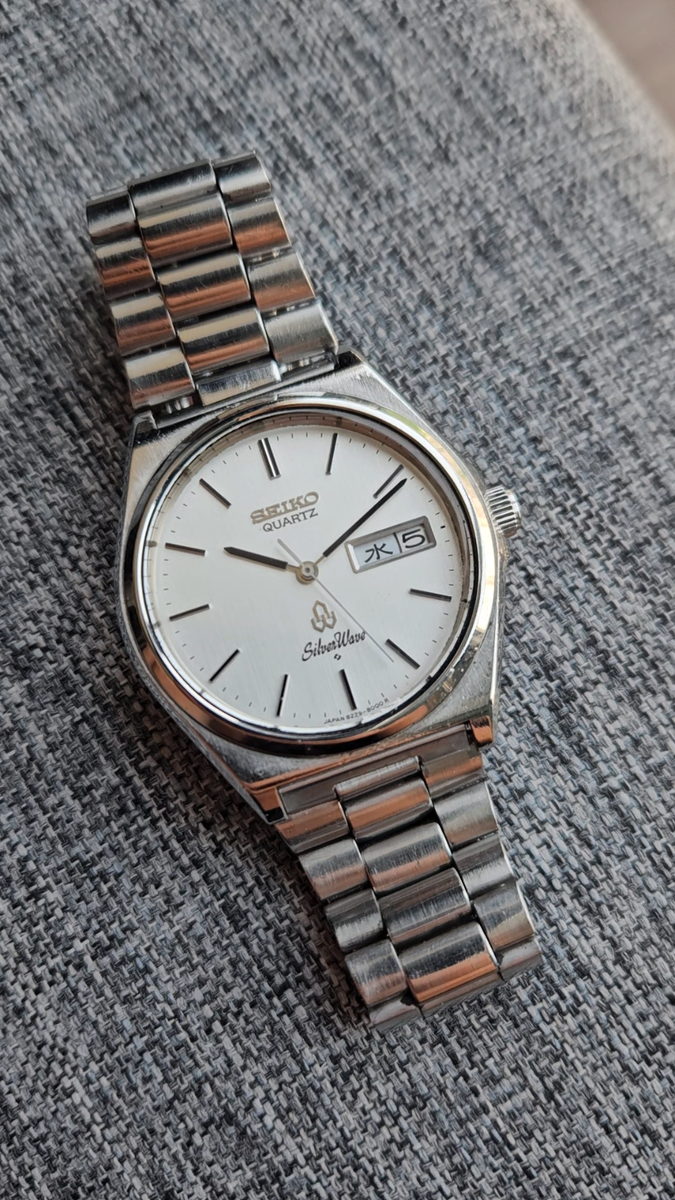 SEIKO セイコー 8229-8000 腕時計 1983年製 ヴィンテージ SEIKO Silver Wave 8229-8000 white dial Quartz | eBay