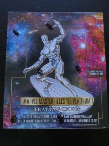 Upper Deck 2024 Marvel Masterpieces '92 Platinum trading cards, sealed hobby box