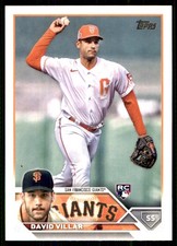 David Villar 2023 Topps #277 Giants MLB READ FREE SHIPPING AutographDen