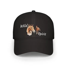 Wild Spirit horses Cap | Baseball Cap, Equestrian design