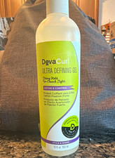 DevaCurl Ultra Defining Gel Strong Hold Anti-Frizz Curl Enhancing 12 fl oz