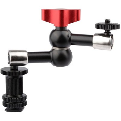 CAMVATE 1/4'' Hot Shoe Mount 7'' Articulating Magic Arm for Camera LED Light Monit