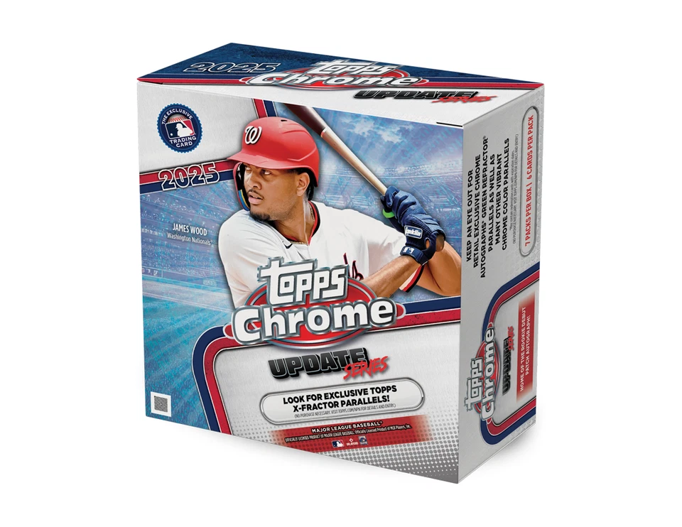 2025 Topps Chrome Update Series Baseball Mega Box
