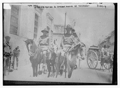 Vera Cruz,Mexico -- Lt. Com. A.B. Keating & surgeon Higgins of MICHIGAN,1910-15