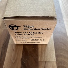 Tesla TIH645 14&Prime; Incoloy Immersion Heater 2.1/4&Prime; Boss 3kW 11" Incoloy Thermostat