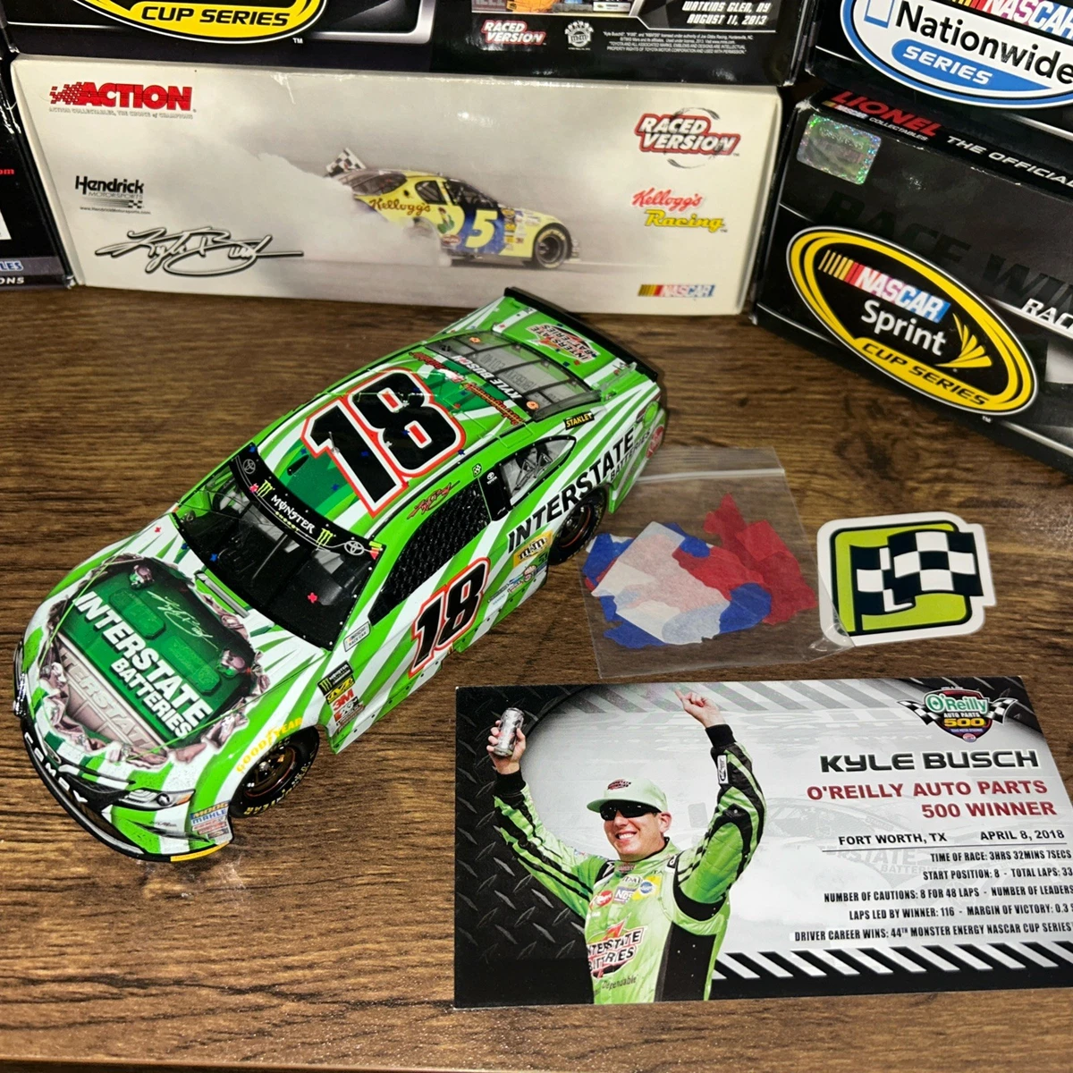 Kyle Busch Diecast Racing Cars 1:24 2018 Vehicle Year for sale - eBay