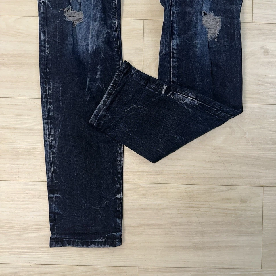 PRPS Jeans Men’s Size 36 (36x34) Dark Wash Denim Distressed Stretch - Image 4 of 4