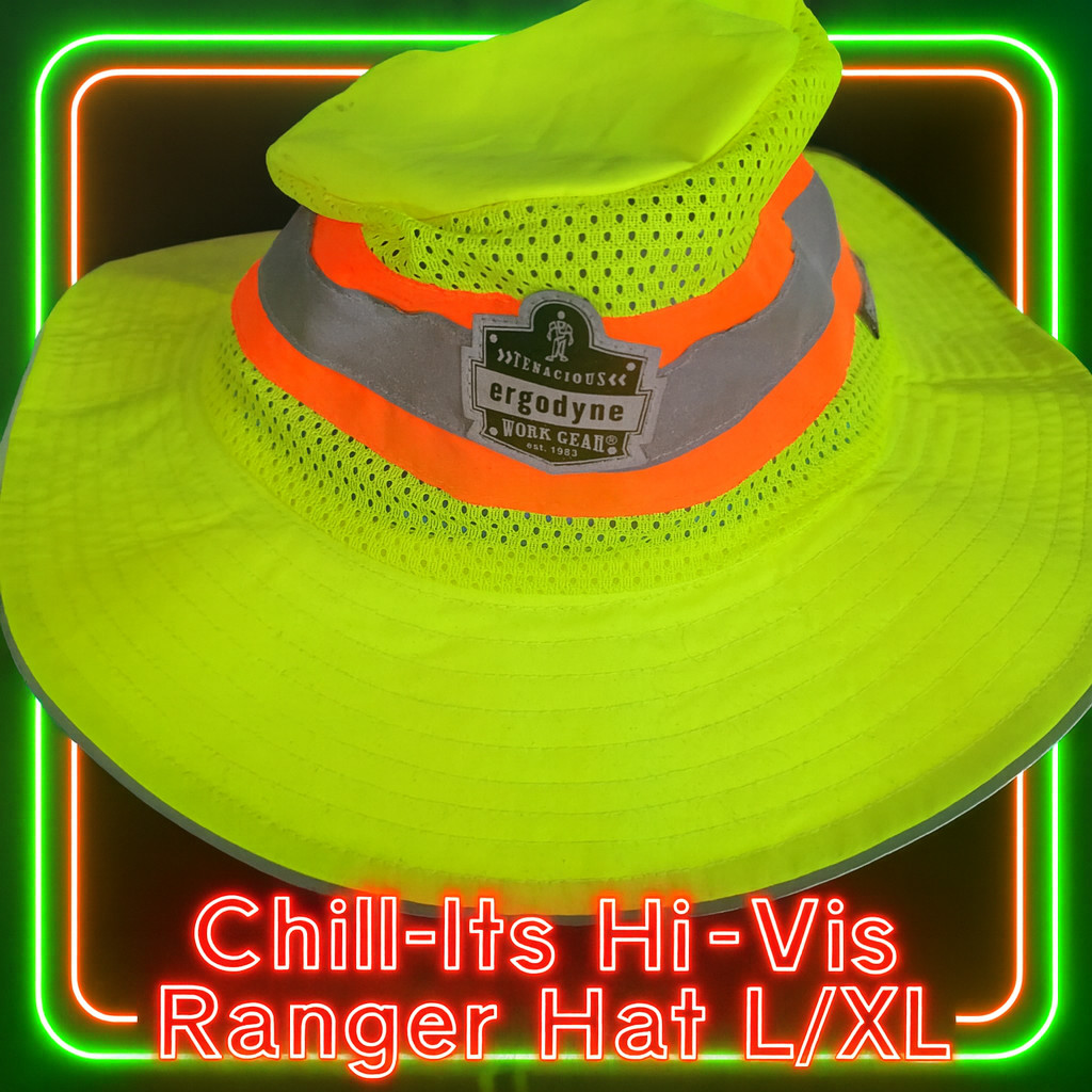 Ergodyne Chill-Its Hi-Vis Ranger Hat or PPE Reflective & Coo