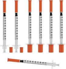 31 Gauge 5/16 inch Needle, 1ml Disposable Lab Dispensing Supplies, 30Pack 