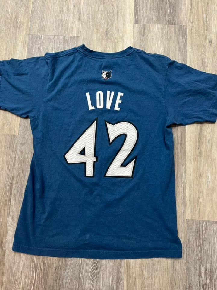 Camiseta deportiva de colección Adidas Minnesota Timberwolves Kevin Love NBA talla M Foto 3 de 3