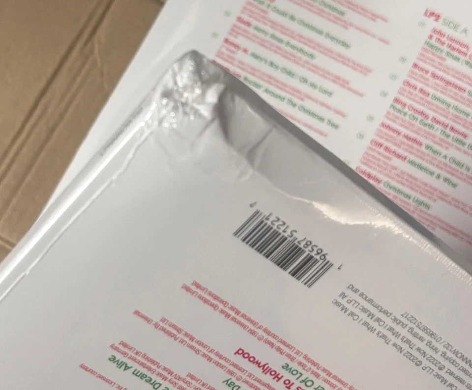 Now That's What I Call Christmas [3LP Red Vinyl]  New Sealed Damaged**** - Image 3 of 4