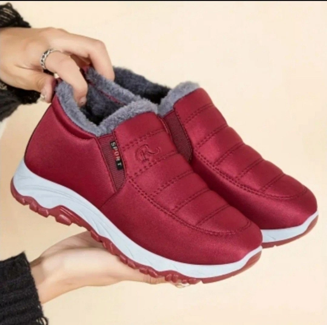 Womens Snow Boots Winter Warm Booties Fur Lined Anti-Slip Ankle Boots Outdoor...