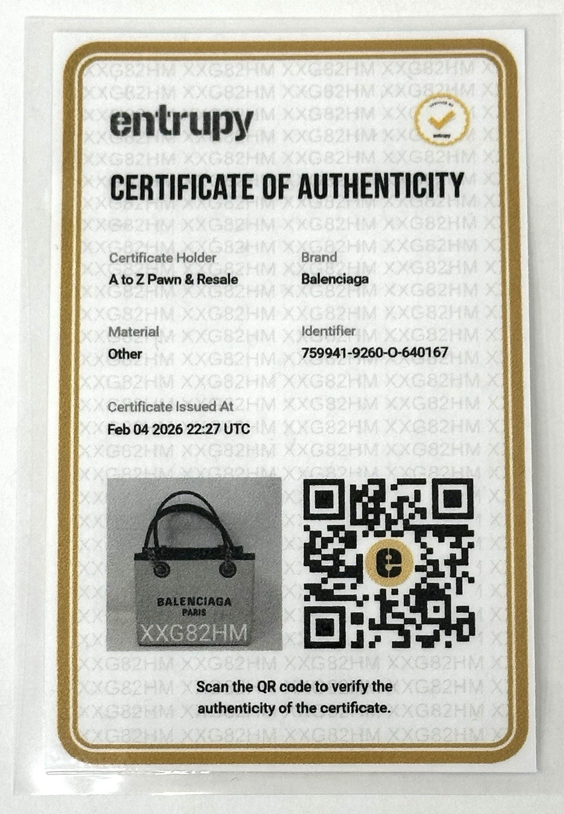 Balenciaga 759941 Naturel Duty Free Small Logo Tote Bag Purse Entrupy Certified thumbnail 16