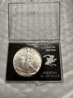 1986 $1 American Silver Eagle In Case - Uncirculated First Year Coin