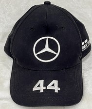 Gorra Lewis Hamilton #44 Mercedes AMG Petronas F1 negra ajustable Fórmula Uno