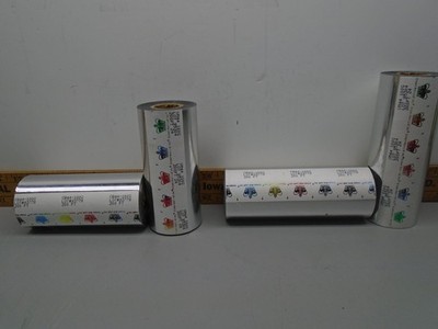New old Stock  Qty 4 200ft Rolls CB24-200G Crown Roll Leaf Inc Silver  Leaf N270