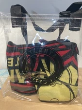 Atlanta United FC Scarf Adult Soccer MLS Futbol Club Fringe W/Clear Plastic Tote