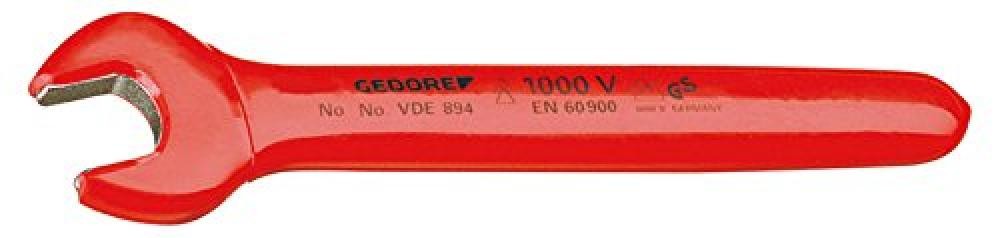 Gedore VDE 894 30mm - Chiave Fissa Isolata per Quadri Elettrici