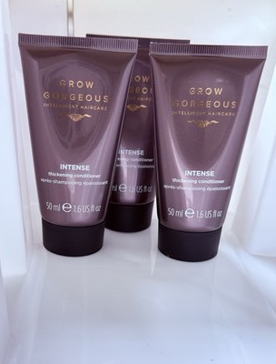 3x Grow Gorgeous Intense Thickening Hair & Scalp Conditioner 50 ml