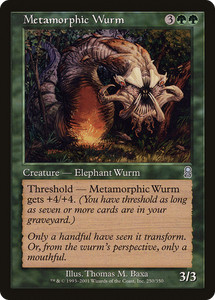 Metamorphic Wurm (Foil) #250 Odyssey MTG