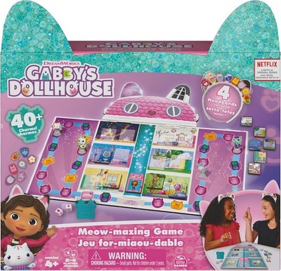 Gabby's Dollhouse Meow-Mazing Brettspiel Kitty Stirnbänder 4+