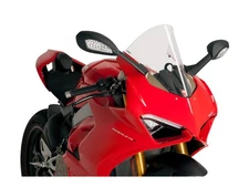 Puig R-Racer Screen Windshield Dark Smoke for Ducati Panigale V4 S (20-24)