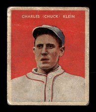 1932 U.S. Caramel #21 Chuck Klein (HOF) FR Baseball Card