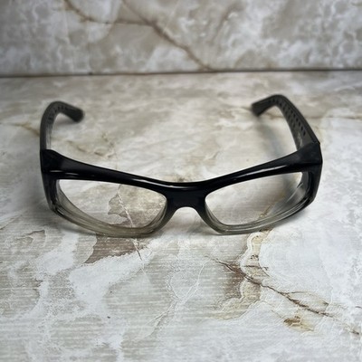 SPY Optic Eyeglasses Rectangular Black Clear Fade FRAMES ONLY Vintage